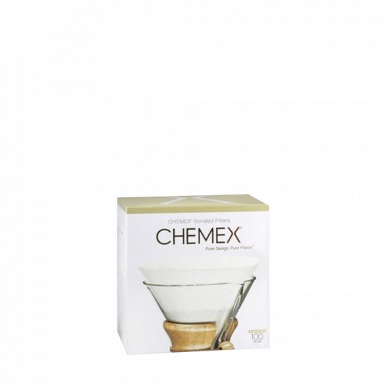Boite de 100 filtres pour CHEMEX 6 à 10 tasses (rond)