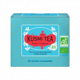 Organic green tea Kusmi Tea – Prince Vladimir – 20 muslin tea bags