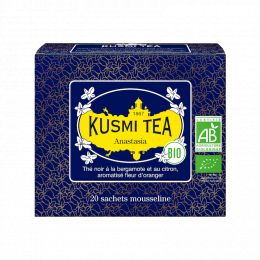 Thé noir Bio Kusmi Tea – Anastasia – Boite de 20 sachets