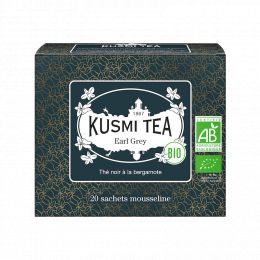 Organic black tea Kusmi Tea – Earl Grey – 20 muslin tea bags