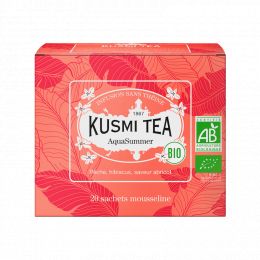 Infusion vert Bio Kusmi Tea – AquaSummer – Boite de 20 sachets
