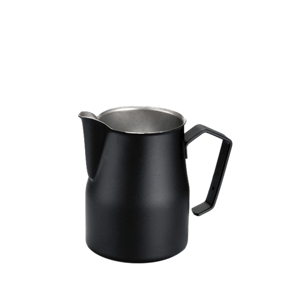 motta milk pitcher black 75cl