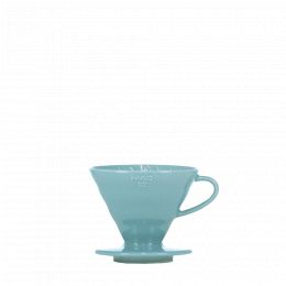 V60 dripper Hario porcelaine [3/4 tasses] - Bleu turquoise